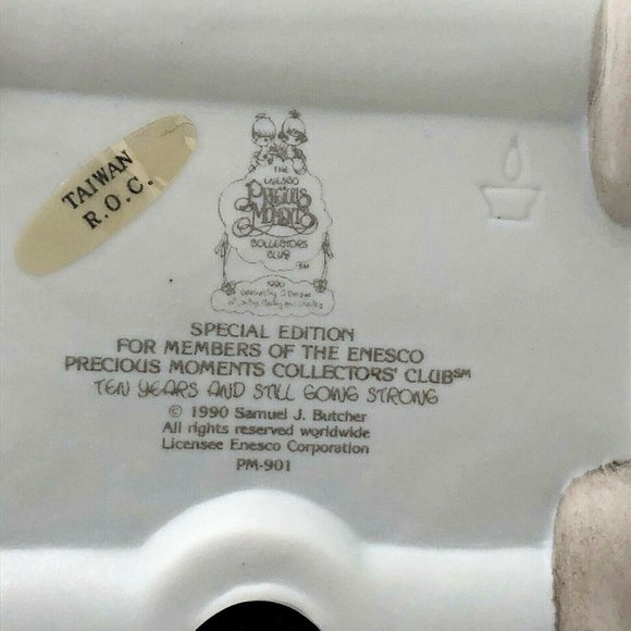 TEN YEARS & STILL GOING STRONG  1990 MEMBERS ONLY PRECIOUS MOMENTS #901 - Picture 7 of 9